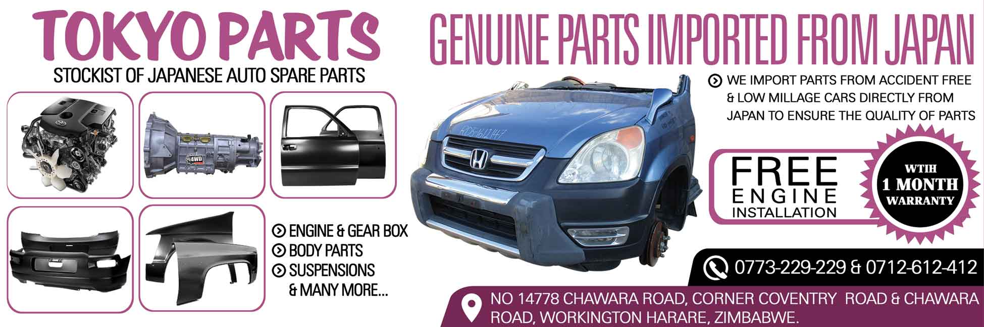Auto Spare Parts in Zimbabwe